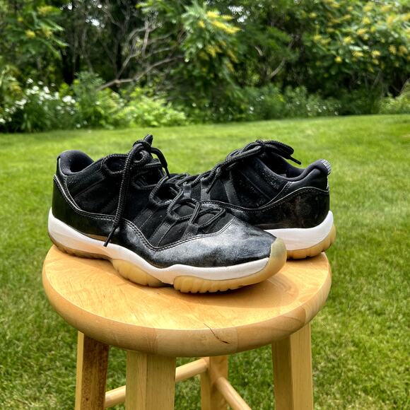 Nike Air Jordan 11 Retro Low Barons Men\'s Sneakers - Size 8 - Ships Now main image 5